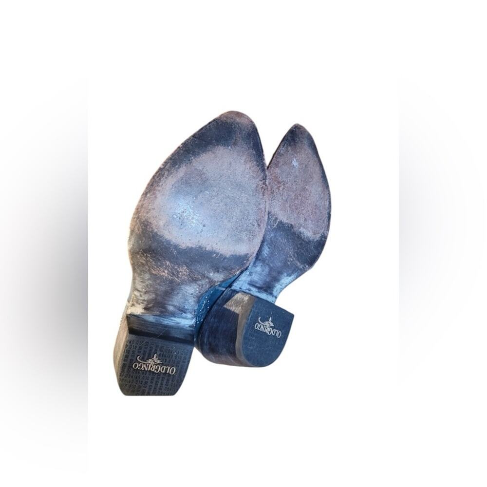 Old Gringo Epifania Blue Studded Snow western cowboy Boots L1423-2 - Picture 12 of 13